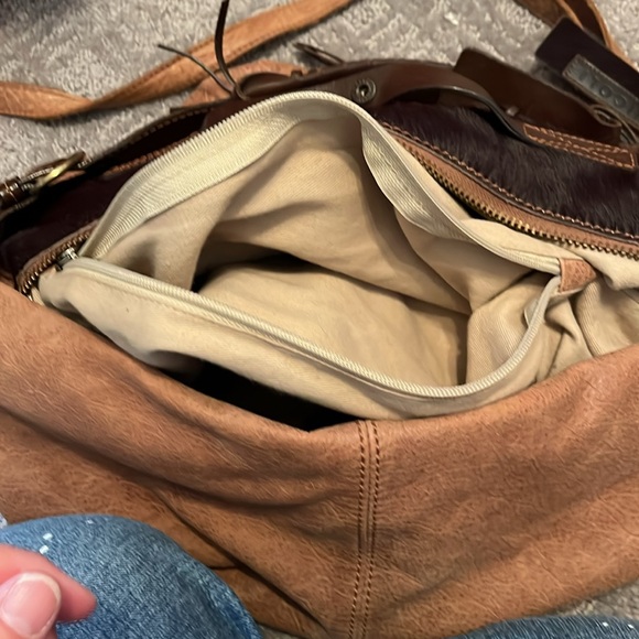 Nicoli Brown Leather and Dark Brown Women's Bag - Picture 8 of 9